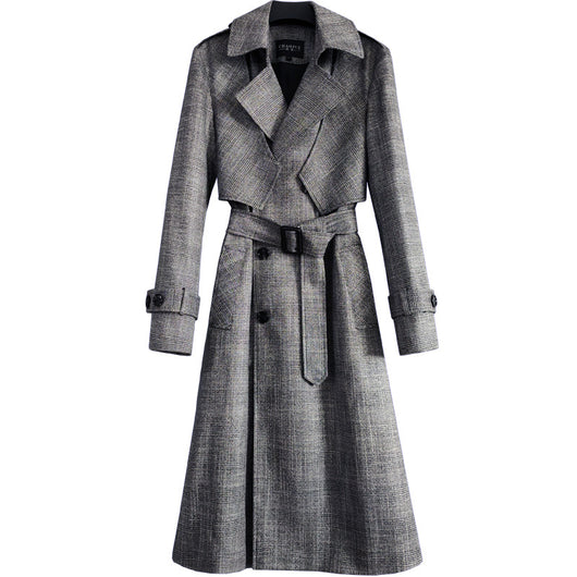 Gabardina Larga Elegante Hasta la Rodilla - Image 2