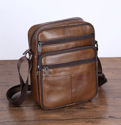 Bolsa de Cuero para Hombre Crossbody Casual y Elegante - Image 11