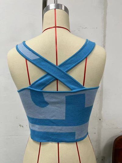 Blusa Escotada Contraste de Colores para Primavera y Verano - Image 13