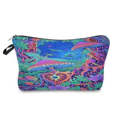 Bolsa de Cosméticos con Estampado de Hongos Fantasy - Image 28