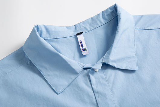 Camisa Suelta Japonesa con Estampado Colorblock y Bordado - Image 19