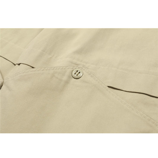 Pantalones Anchos de Lona para Hombre - Estilo Europeo Casual - Image 2