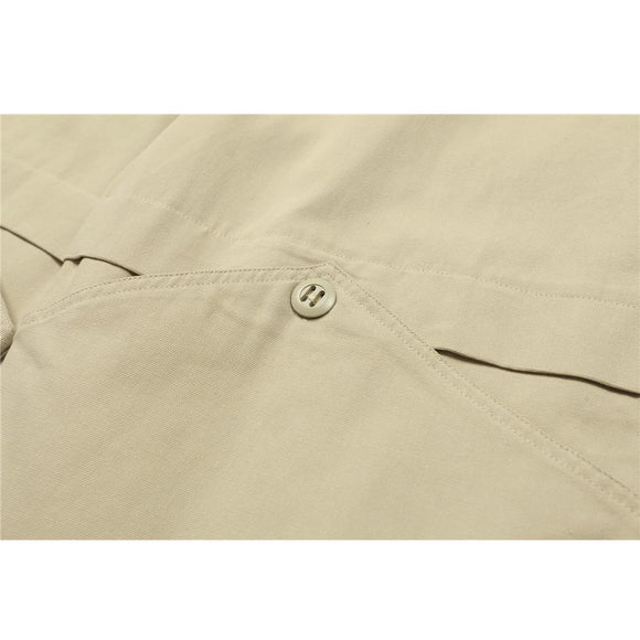 Pantalones Anchos de Lona para Hombre - Estilo Europeo Casual