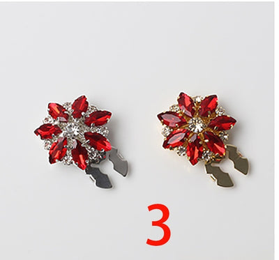 Broche Decorativo Ojo de Caballo con Cristales y Diamantes - Image 4