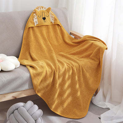 Toalla de Baño Infantil Acolchada con Capucha - Algodón Absorbente Diseño Cartoon - Image 18