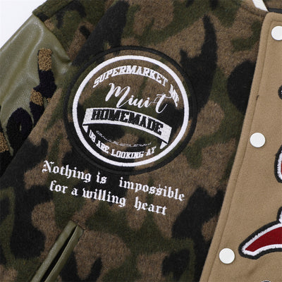 Uniforme de Béisbol Camuflaje Patchwork para Hombre - Image 8
