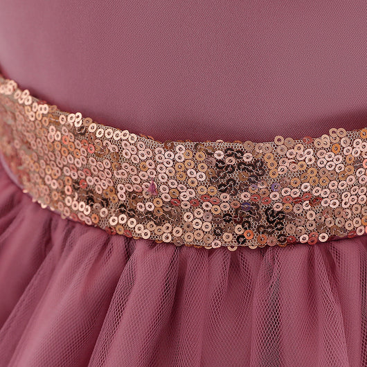 Vestido de Niña de un Año Dama de Honor Floral - Image 10