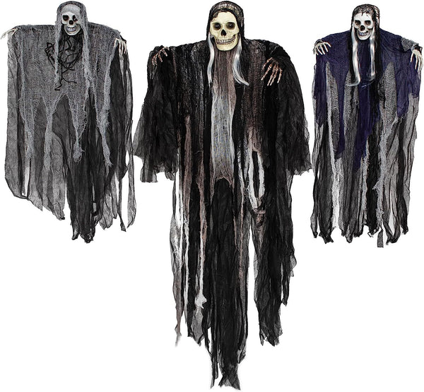 Juego de 3 Fantasmas Colgantes para Decoración de Halloween - Image 5