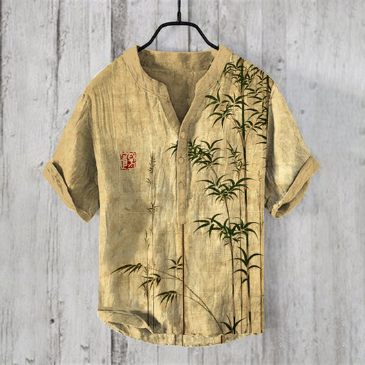 Playera Estampada 3D Textura Slub Suelta y Cómoda - Image 4