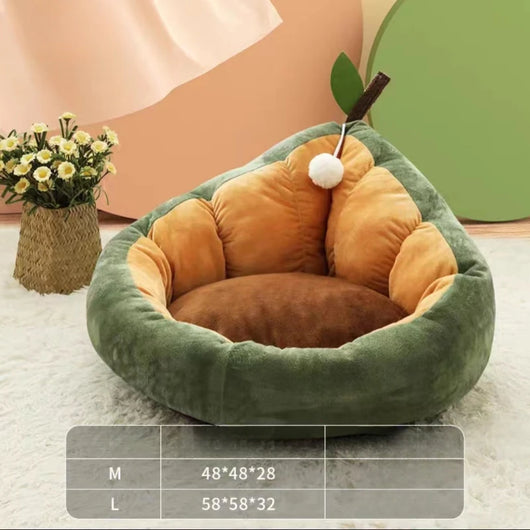 Cama Cálida y Acogedora para Gatos y Perros Pequeños - Nido de Algodón Suave - Image 2