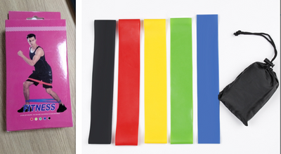 Bandas Elásticas de Resistencia 5 Niveles para Yoga y Entrenamiento - Image 10