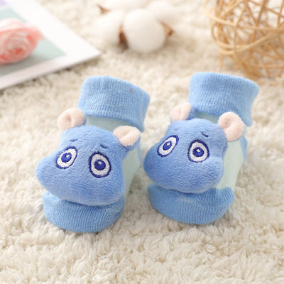 Calcetines Cálidos Antideslizantes para Bebés y Muñecas - Felpa Suave - Image 12