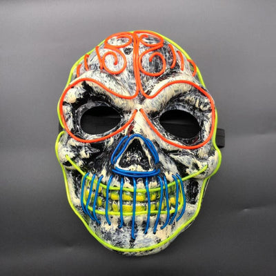 Máscara Calavera LED Brillante para Halloween - Image 10