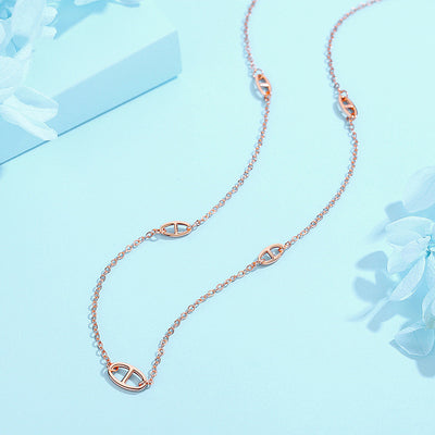 Collar Minimalista de Diseño Exclusivo Inspiración Asiática para Mujer - Image 3
