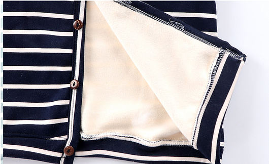 Cardigan Infantil Acolchado con Capucha y Forro de Velvet - Image 15