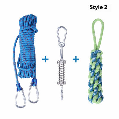 Juguete Interactivo para Perro de Acero Inoxidable con Suspensión por Resorte - Image 7