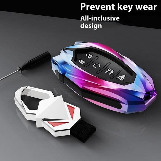Protector de Llave de Aleación de Zinc Premium - Modificación Automotriz de Alta Calidad