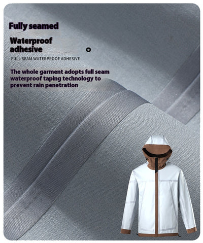 Chaqueta de Montaña Hard Shell Impermeable Transpirable para Alpinismo - Image 10