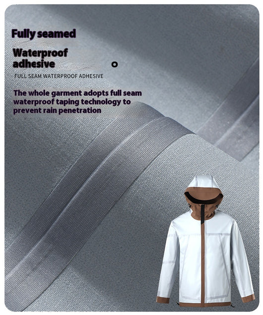 Chaqueta de Montaña Hard Shell Impermeable Transpirable para Alpinismo - Image 10