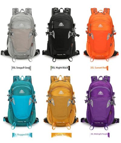 Mochila de Senderismo AZELA Gris - Mochila Multifuncional para Camping y Aventuras - Image 15