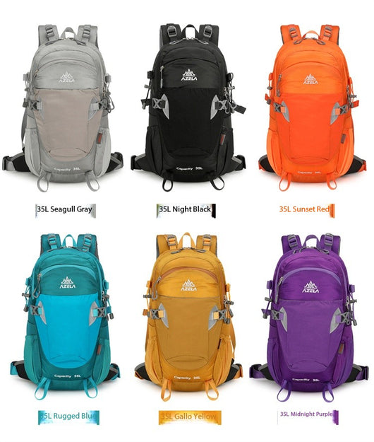Mochila de Senderismo AZELA Gris - Mochila Multifuncional para Camping y Aventuras - Image 15