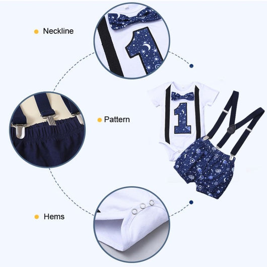 Traje de Cumpleaños para Niño de 1 Año - Disfraz Elegante - Image 4