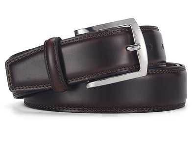 Cinturón de Cuero para Hombre con Hebilla de Pasador - Image 32