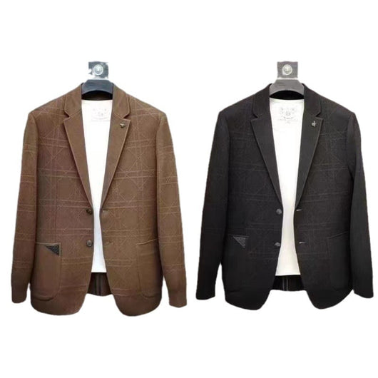 Suéter Tipo Saco Otoño-Invierno para Hombre con Textura Jacquard - Image 4