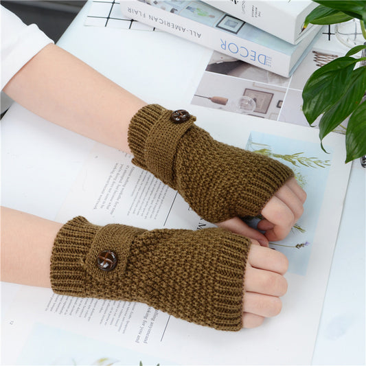 Guantes Mitones de Otoño e Invierno - Medio Dedos