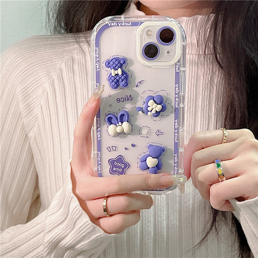 Funda para Celular Oso Cerezo 3D con Diseño Tridimensional - Image 2