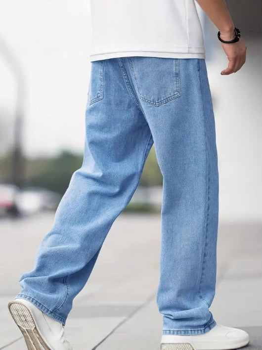 Pantalones Vaqueros Holgados Rectos para Hombre - Image 2