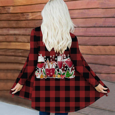 Abrigo Navideño para Mujer con Impresión Digital de Moda - Image 3