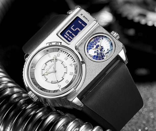 Reloj Deportivo Casual para Hombre con Esfera Grande y Correa de Cuero - Image 19