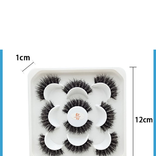 Set de 5 Pares de Pestañas Postizas con Diseño Floral - Image 8