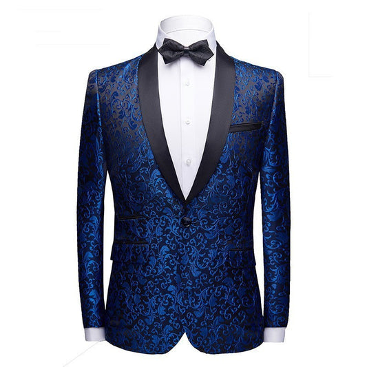 Blazer Floral Slim Fit para Hombre - Diseño Moderno y Elegante - Image 2