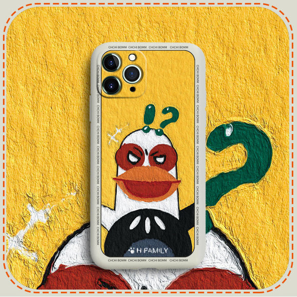 Funda de Silicona para Teléfono Pato Linterna - Protección Total