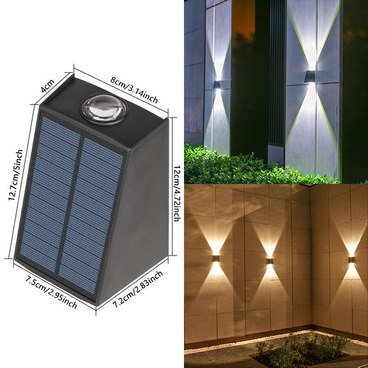 Lámpara Solar de Pared para Exterior - Iluminación Decorativa de Patio - Image 9