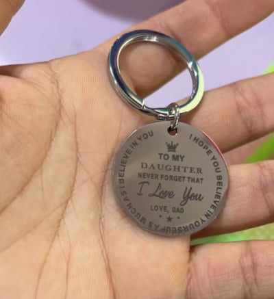 Etiqueta de Acero Inoxidable para Llaves 30mm con Letras Personalizables - Image 8