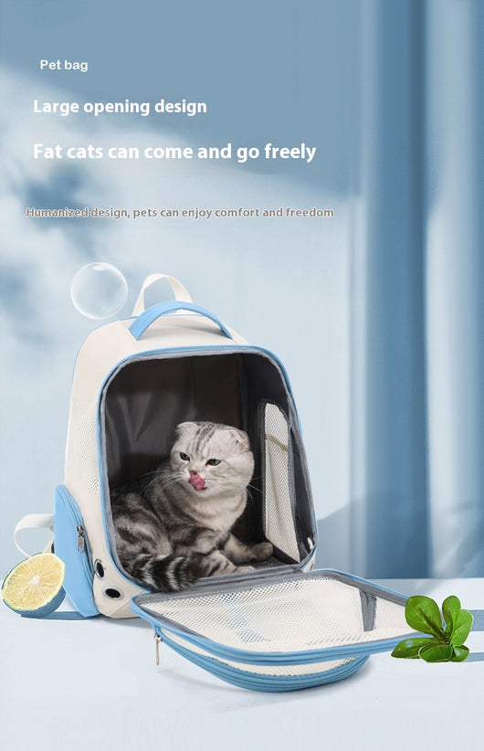 Mochila Transportadora Doble para Gatos - Portátil y Plegable - Image 24