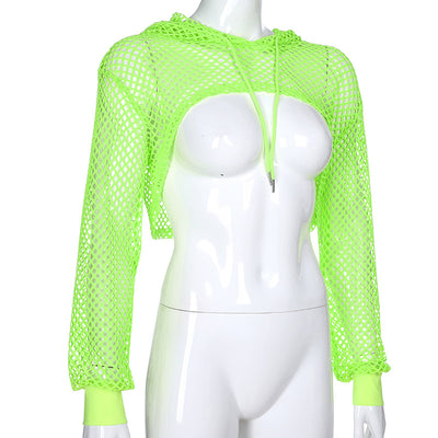 Blusa Transpirable con Encaje Calado y Protección Solar para Mujer - Image 23