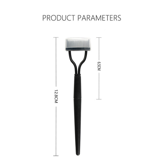 Rizador de Pestañas Plegable con Peine Separador de Metal - Herramienta de Maquillaje Profesional - Image 3