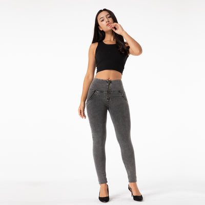Pantalones Yoga Denim Talle Alto Levantacaderas Melocotón - Image 7