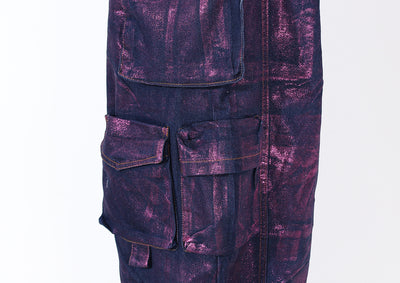 Jeans Casuales Morados con Efecto Bronceado para Mujer - Image 12