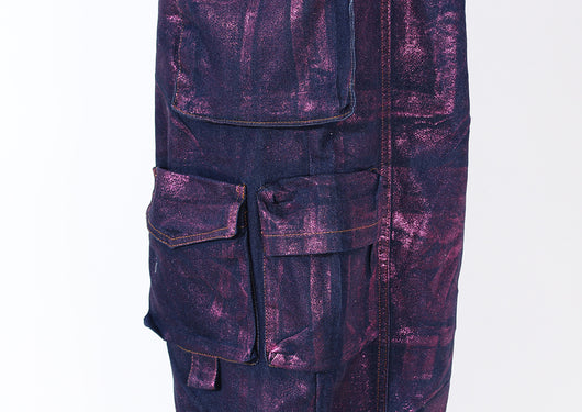 Jeans Casuales Morados con Efecto Bronceado para Mujer - Image 12