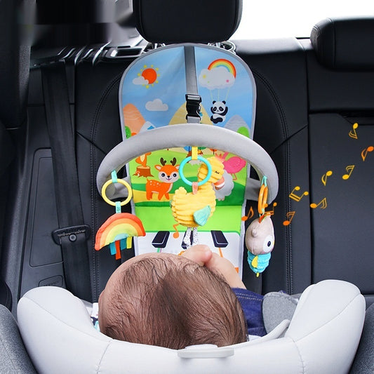 Asiento de Seguridad Infantil para Auto con Reflector y Cesta