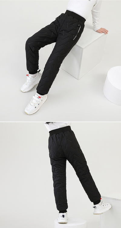 Pantalones Térmicos Infantiles Impermeables con Forro de Lana de Cordero - Image 25