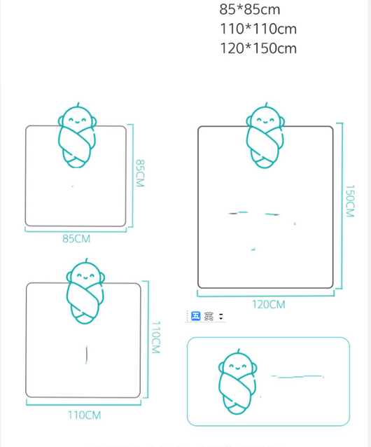 Toalla de Baño Bebé Algodón Puro Súper Suave y Absorbente - Image 19