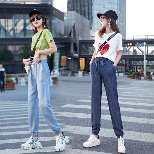 Pantalones Harem Capri Ajustados para Mujer - Corte Moderno y Favorecedor - Image 10