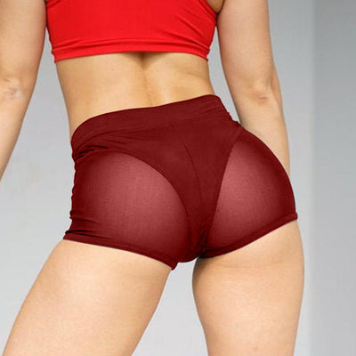 Shorts Deportivos Yoga con Costuras en Malla - Diseño Personalizado - Image 3