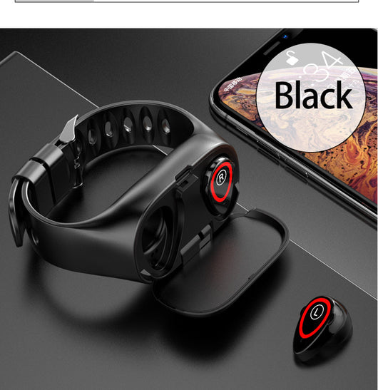 Pulsera Inteligente M1 con Auriculares Bluetooth 2 en 1 - Monitor de Frecuencia Cardíaca y Llamadas - Image 4